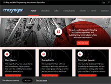 Tablet Screenshot of mcgregorconsultants.com